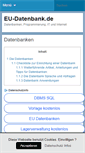Mobile Screenshot of eu-datenbank.de